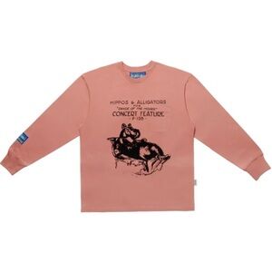 Pleasing x Disney Fantasia "Hippos & Alligators" long-sleeve t-shirt M NWT
